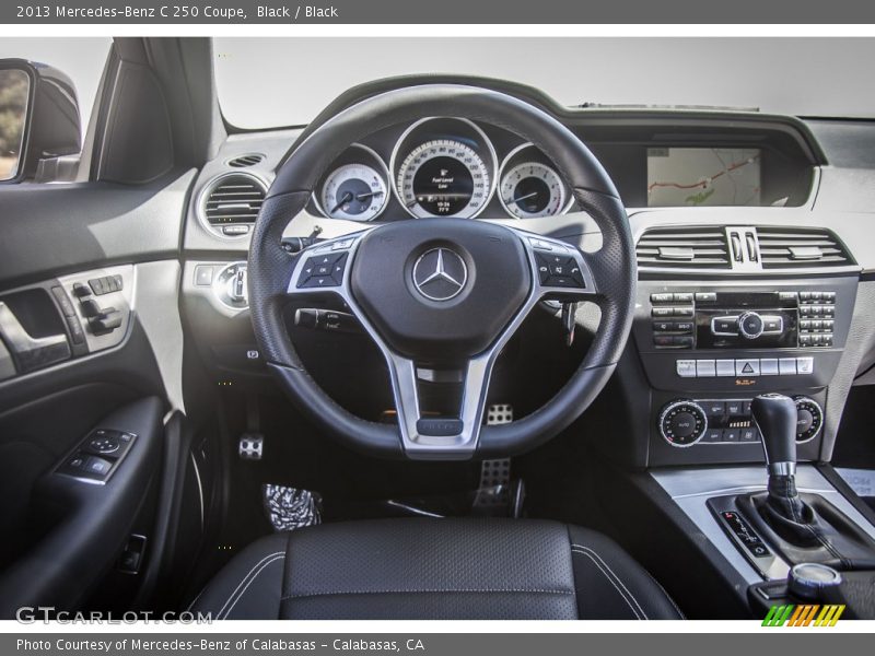 Black / Black 2013 Mercedes-Benz C 250 Coupe