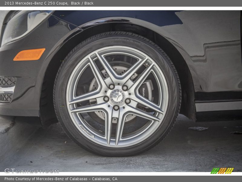 Black / Black 2013 Mercedes-Benz C 250 Coupe