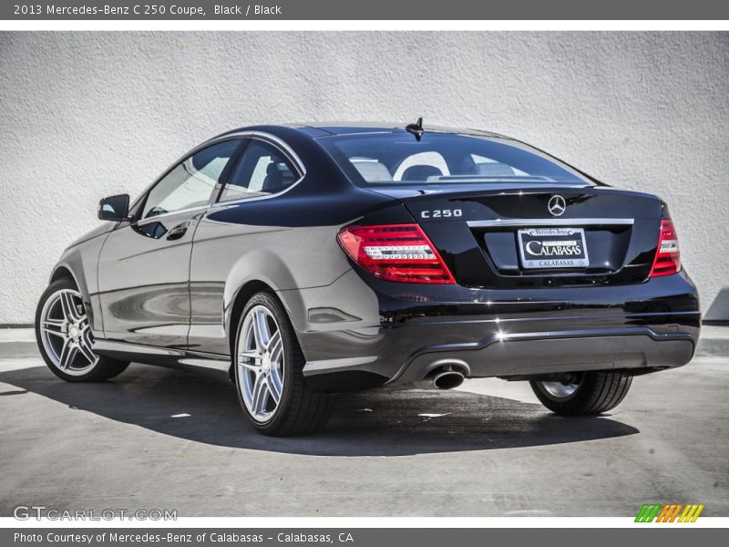 Black / Black 2013 Mercedes-Benz C 250 Coupe