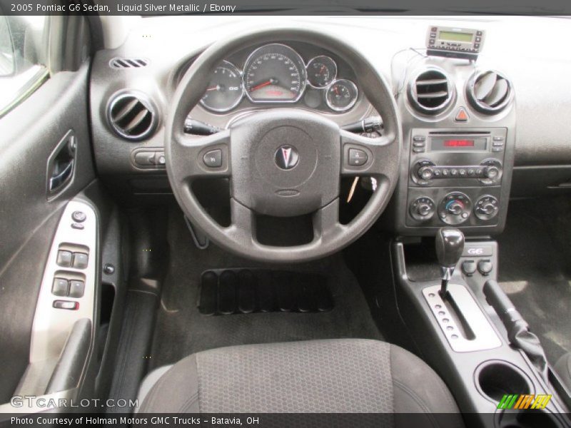 Liquid Silver Metallic / Ebony 2005 Pontiac G6 Sedan