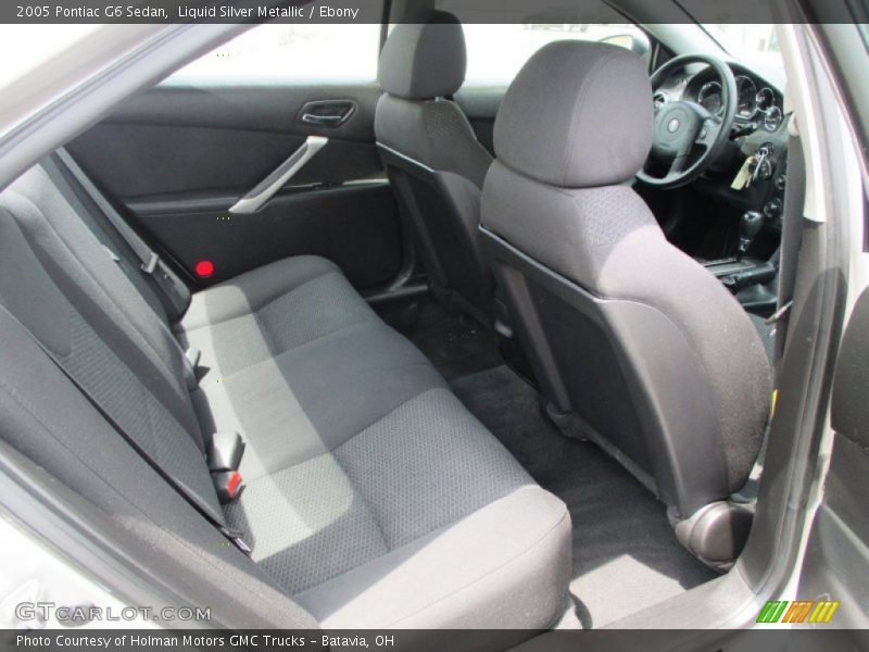 Liquid Silver Metallic / Ebony 2005 Pontiac G6 Sedan