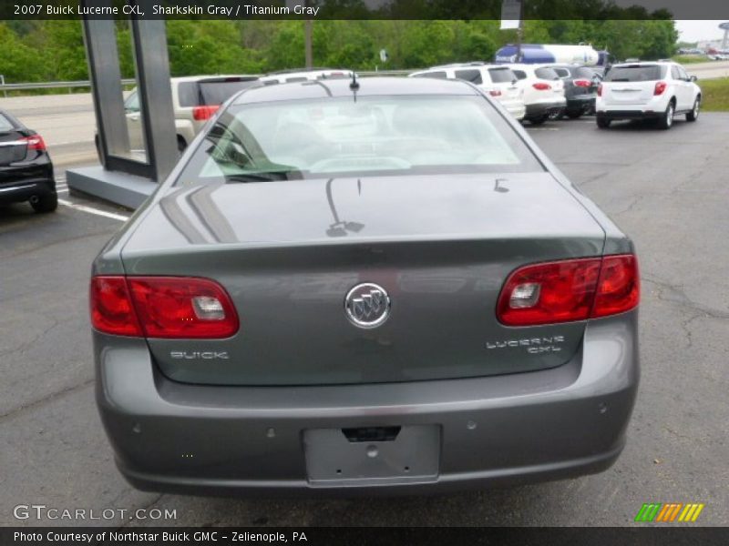 Sharkskin Gray / Titanium Gray 2007 Buick Lucerne CXL