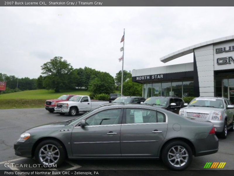 Sharkskin Gray / Titanium Gray 2007 Buick Lucerne CXL