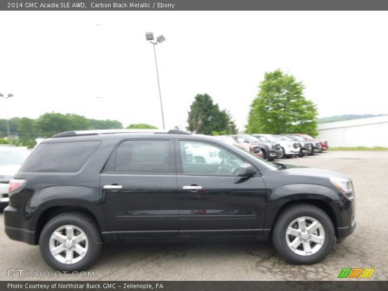 Carbon Black Metallic / Ebony 2014 GMC Acadia SLE AWD