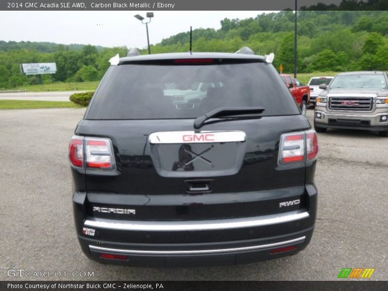 Carbon Black Metallic / Ebony 2014 GMC Acadia SLE AWD