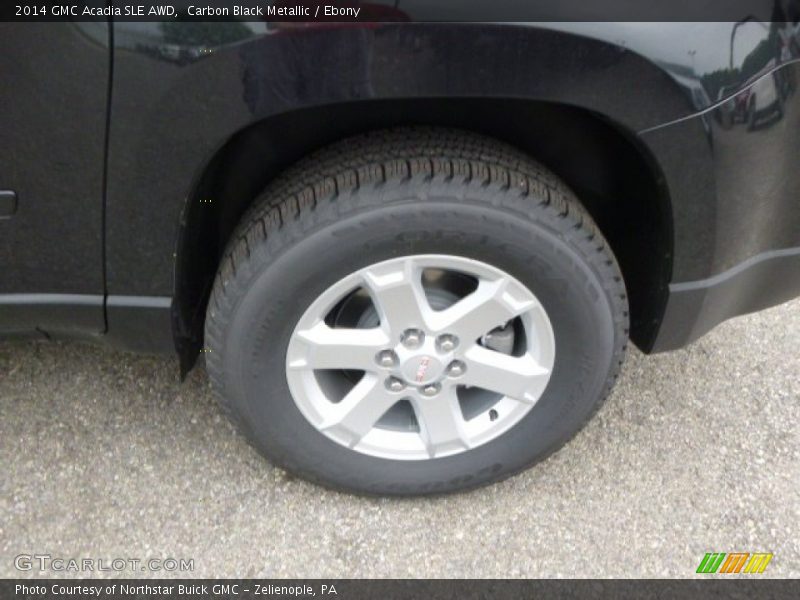 Carbon Black Metallic / Ebony 2014 GMC Acadia SLE AWD
