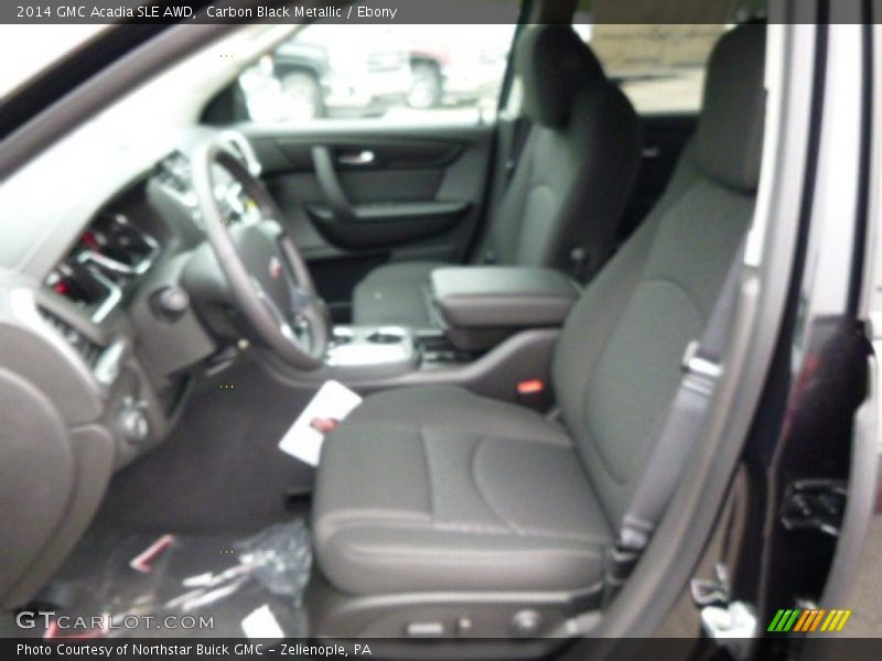 Carbon Black Metallic / Ebony 2014 GMC Acadia SLE AWD
