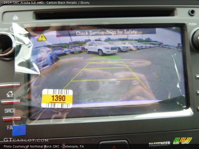 Carbon Black Metallic / Ebony 2014 GMC Acadia SLE AWD