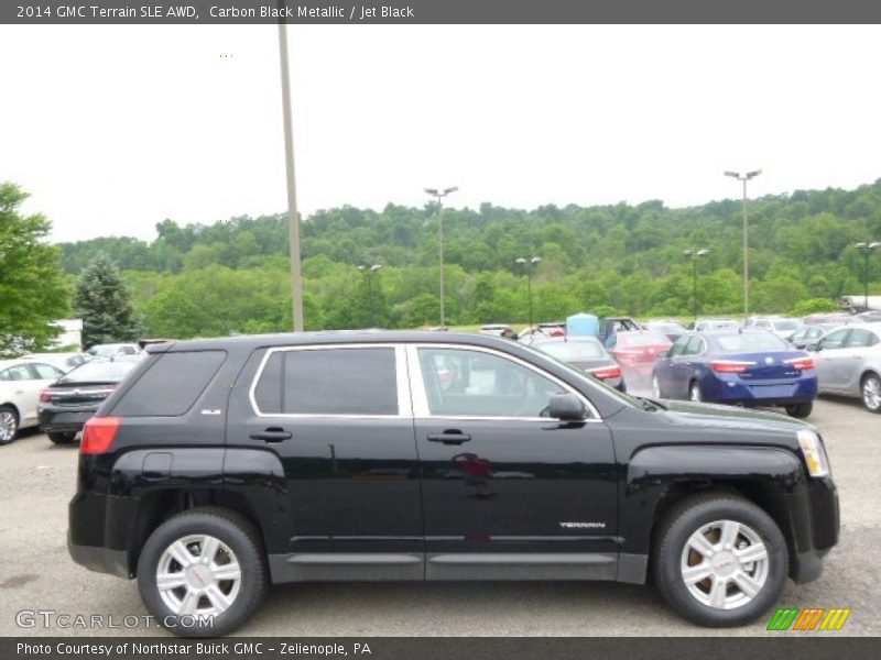 Carbon Black Metallic / Jet Black 2014 GMC Terrain SLE AWD