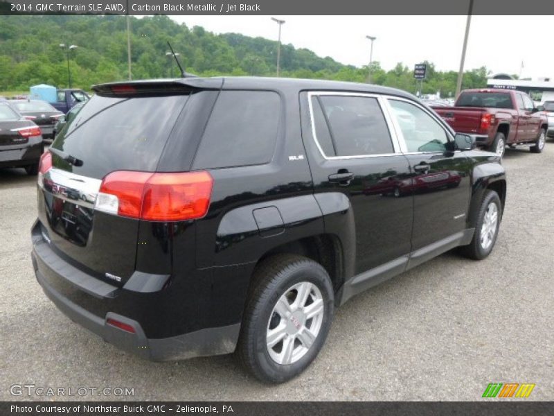 Carbon Black Metallic / Jet Black 2014 GMC Terrain SLE AWD