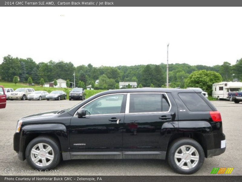 Carbon Black Metallic / Jet Black 2014 GMC Terrain SLE AWD