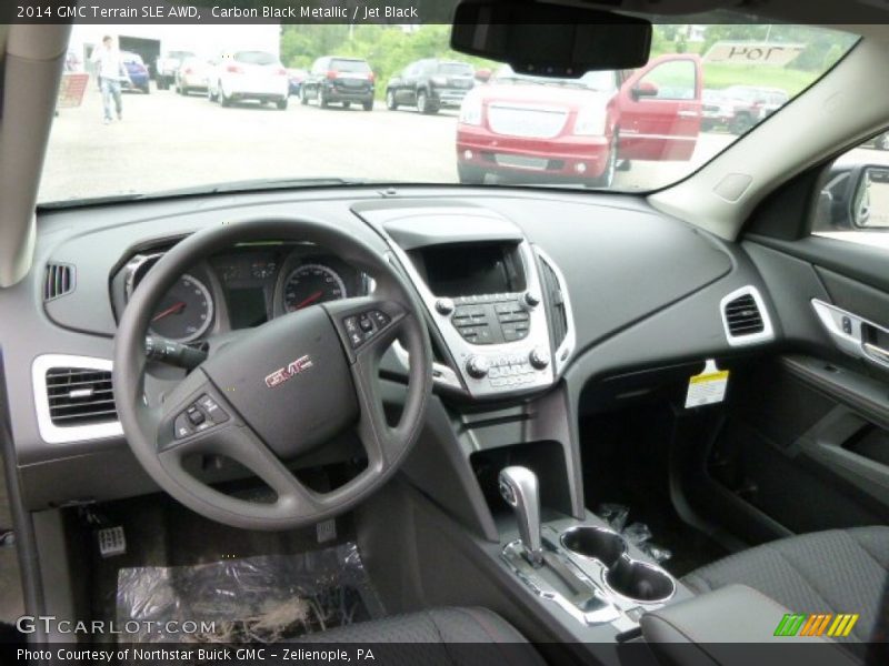 Carbon Black Metallic / Jet Black 2014 GMC Terrain SLE AWD