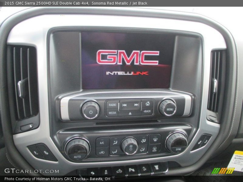 Controls of 2015 Sierra 2500HD SLE Double Cab 4x4