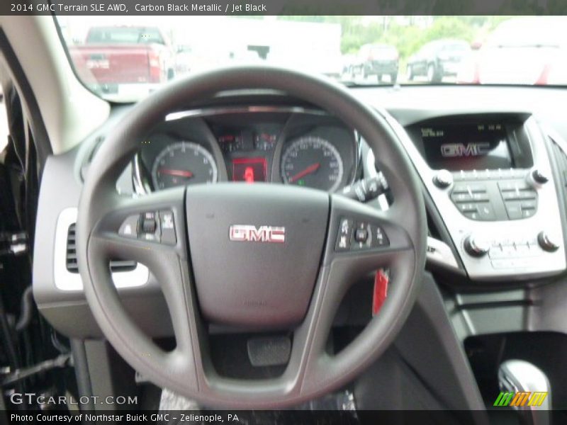 Carbon Black Metallic / Jet Black 2014 GMC Terrain SLE AWD