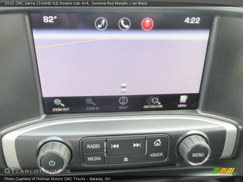 Sonoma Red Metallic / Jet Black 2015 GMC Sierra 2500HD SLE Double Cab 4x4