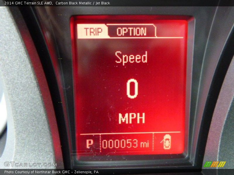 Carbon Black Metallic / Jet Black 2014 GMC Terrain SLE AWD