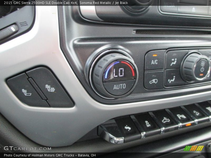 Sonoma Red Metallic / Jet Black 2015 GMC Sierra 2500HD SLE Double Cab 4x4