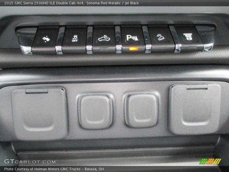 Sonoma Red Metallic / Jet Black 2015 GMC Sierra 2500HD SLE Double Cab 4x4