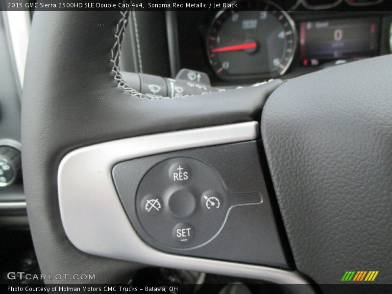 Sonoma Red Metallic / Jet Black 2015 GMC Sierra 2500HD SLE Double Cab 4x4