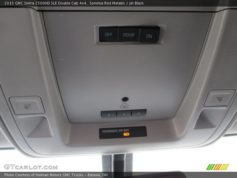 Sonoma Red Metallic / Jet Black 2015 GMC Sierra 2500HD SLE Double Cab 4x4