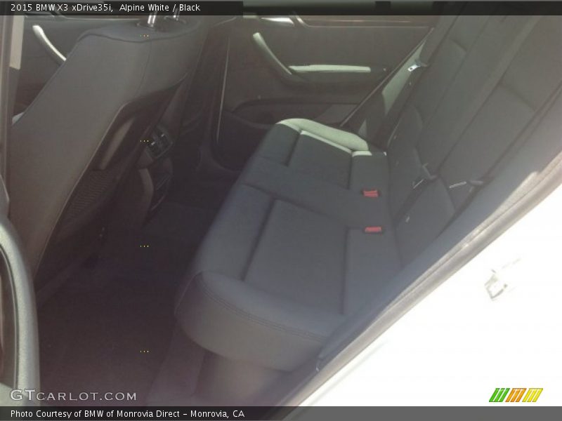 Alpine White / Black 2015 BMW X3 xDrive35i