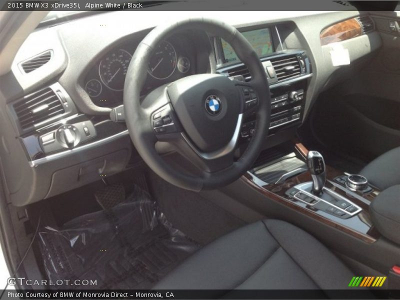 Alpine White / Black 2015 BMW X3 xDrive35i