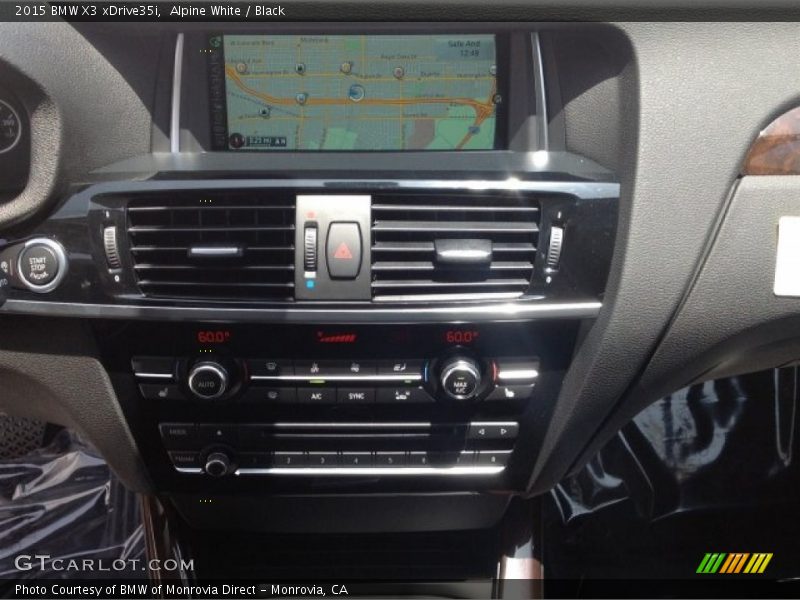 Alpine White / Black 2015 BMW X3 xDrive35i