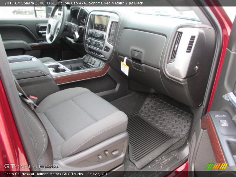 Sonoma Red Metallic / Jet Black 2015 GMC Sierra 2500HD SLE Double Cab 4x4