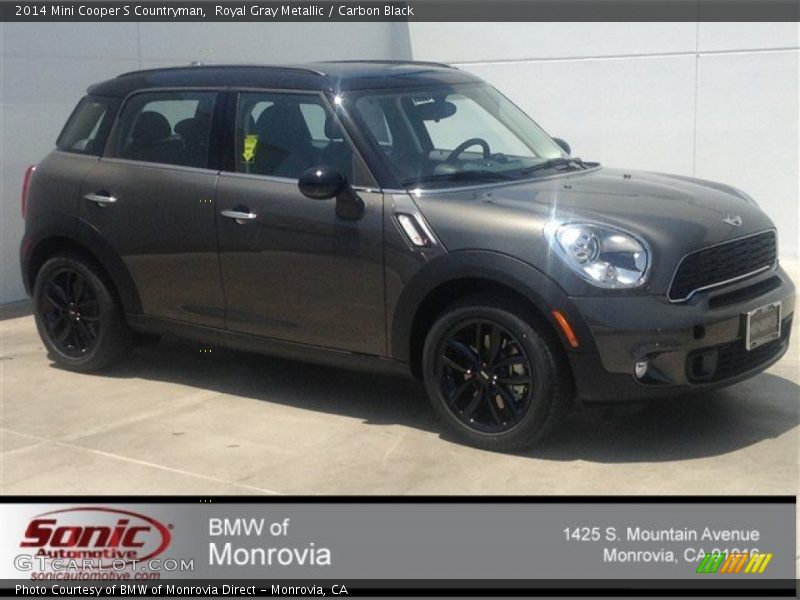 Royal Gray Metallic / Carbon Black 2014 Mini Cooper S Countryman