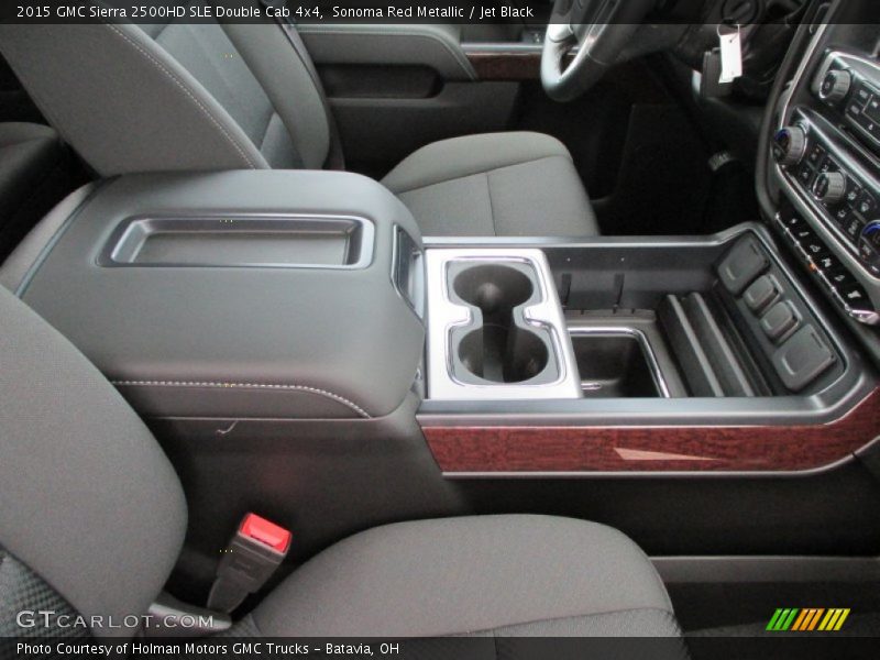 Sonoma Red Metallic / Jet Black 2015 GMC Sierra 2500HD SLE Double Cab 4x4