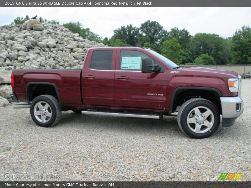  2015 Sierra 2500HD SLE Double Cab 4x4 Sonoma Red Metallic