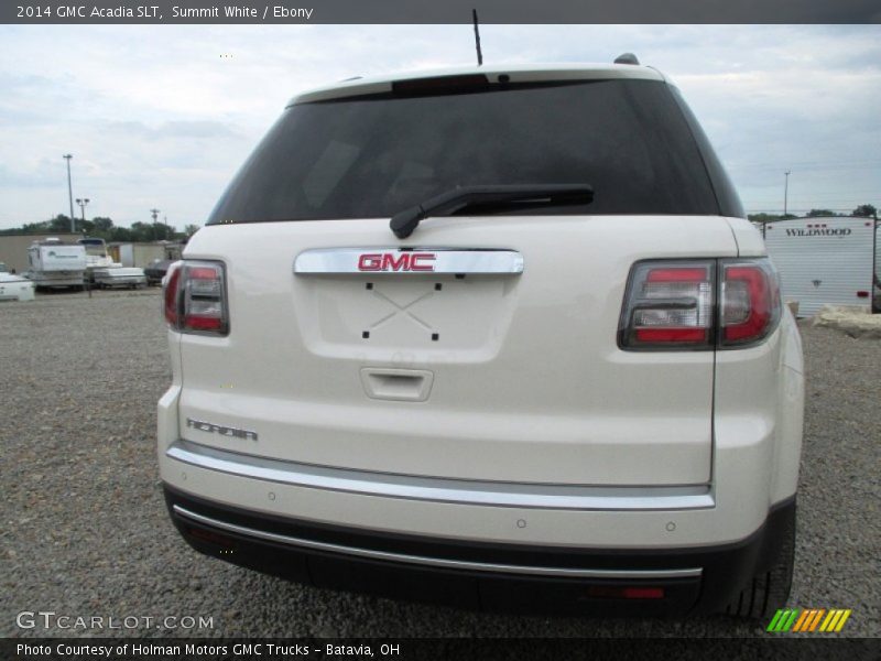 Summit White / Ebony 2014 GMC Acadia SLT