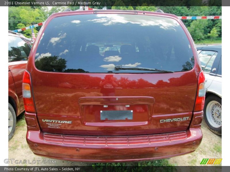 Carmine Red / Medium Gray 2001 Chevrolet Venture LS