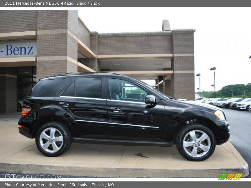 Black / Black 2011 Mercedes-Benz ML 350 4Matic