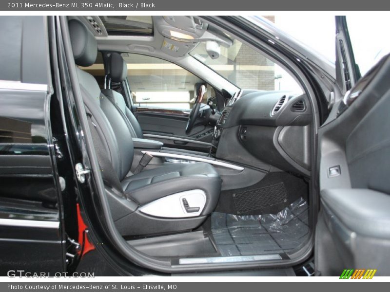 Black / Black 2011 Mercedes-Benz ML 350 4Matic