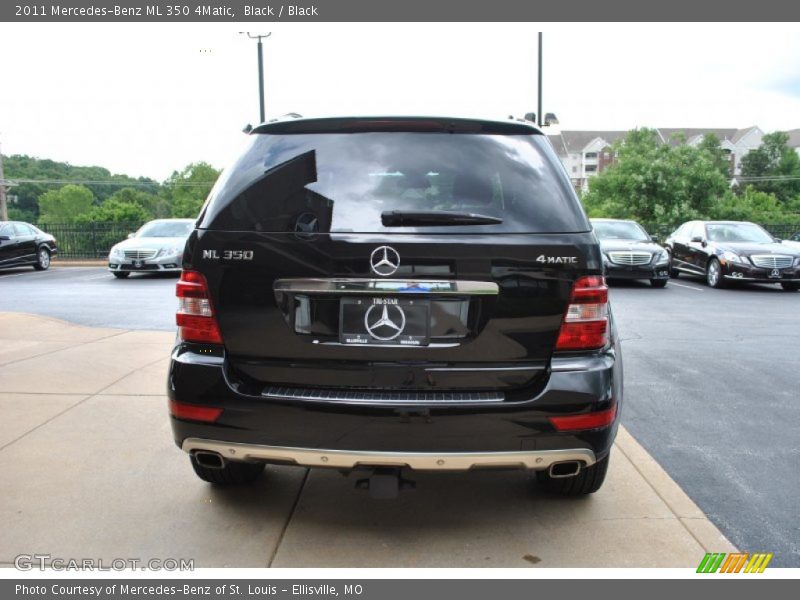 Black / Black 2011 Mercedes-Benz ML 350 4Matic