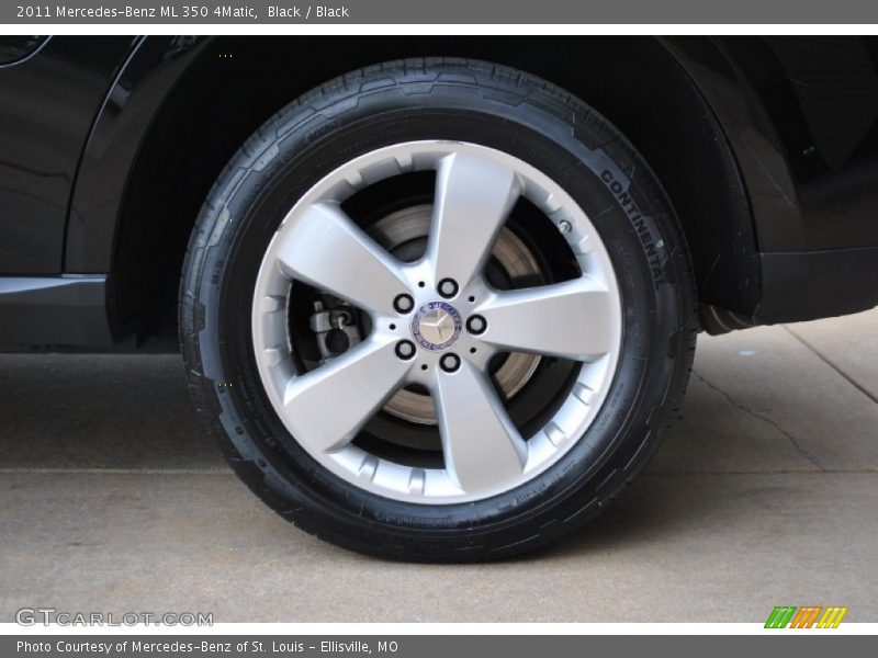 Black / Black 2011 Mercedes-Benz ML 350 4Matic