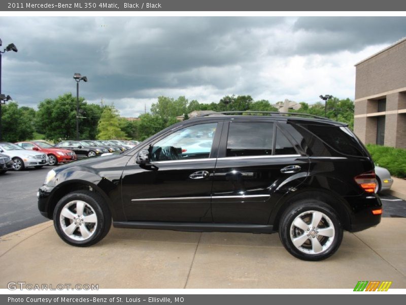 Black / Black 2011 Mercedes-Benz ML 350 4Matic