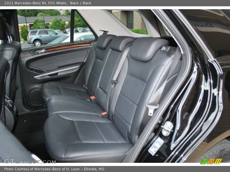 Black / Black 2011 Mercedes-Benz ML 350 4Matic