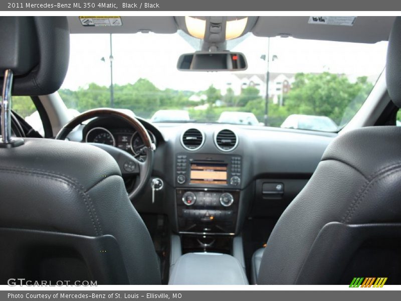 Black / Black 2011 Mercedes-Benz ML 350 4Matic