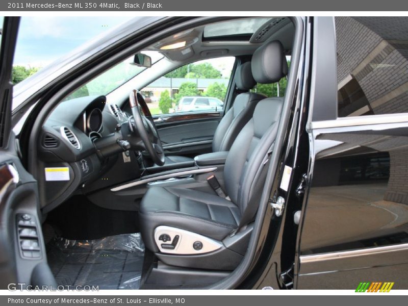 Black / Black 2011 Mercedes-Benz ML 350 4Matic