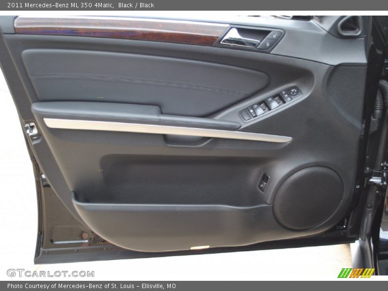 Black / Black 2011 Mercedes-Benz ML 350 4Matic