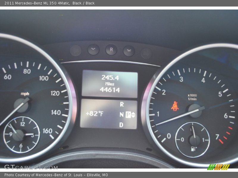 Black / Black 2011 Mercedes-Benz ML 350 4Matic