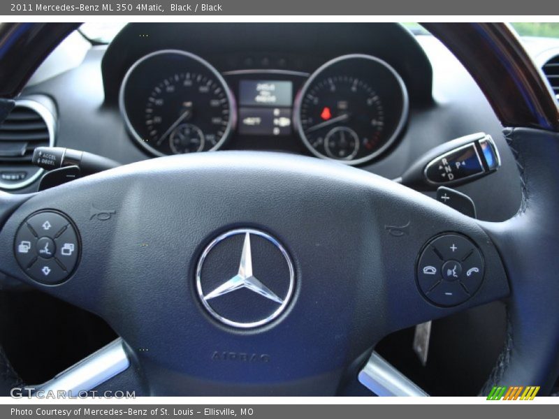 Black / Black 2011 Mercedes-Benz ML 350 4Matic