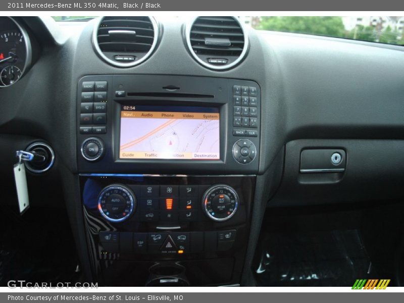 Black / Black 2011 Mercedes-Benz ML 350 4Matic