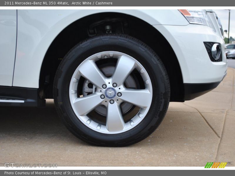 Arctic White / Cashmere 2011 Mercedes-Benz ML 350 4Matic