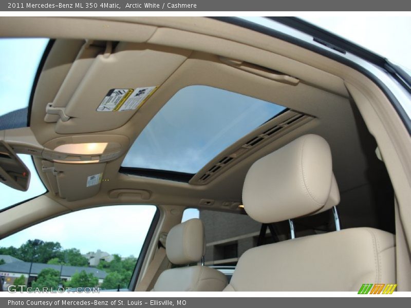 Arctic White / Cashmere 2011 Mercedes-Benz ML 350 4Matic