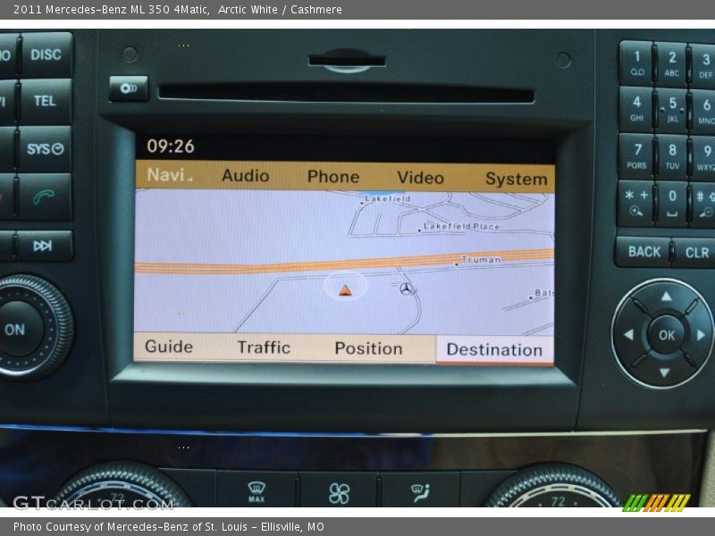 Arctic White / Cashmere 2011 Mercedes-Benz ML 350 4Matic