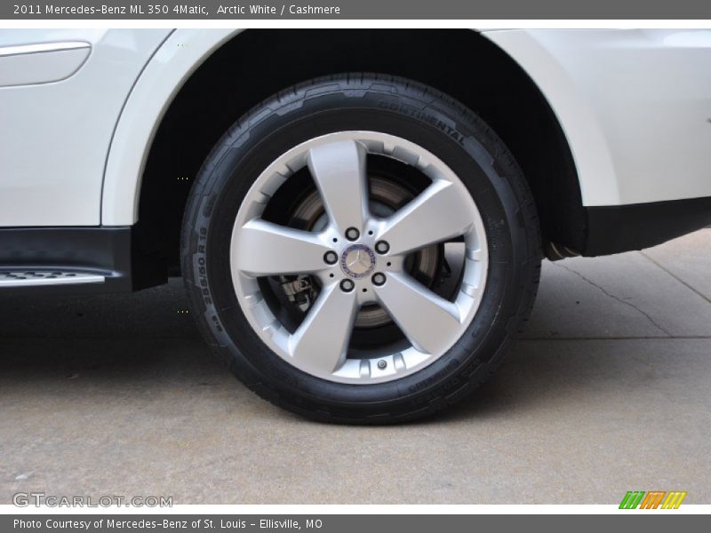 Arctic White / Cashmere 2011 Mercedes-Benz ML 350 4Matic