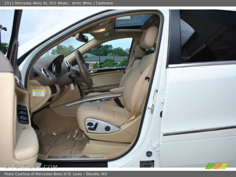 Arctic White / Cashmere 2011 Mercedes-Benz ML 350 4Matic